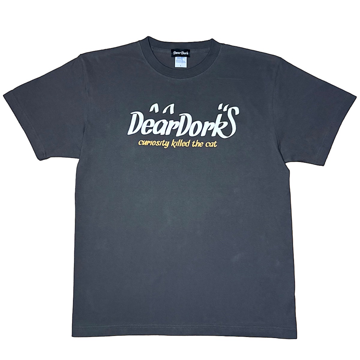 Cat Logo T-shirt Sumi black 008