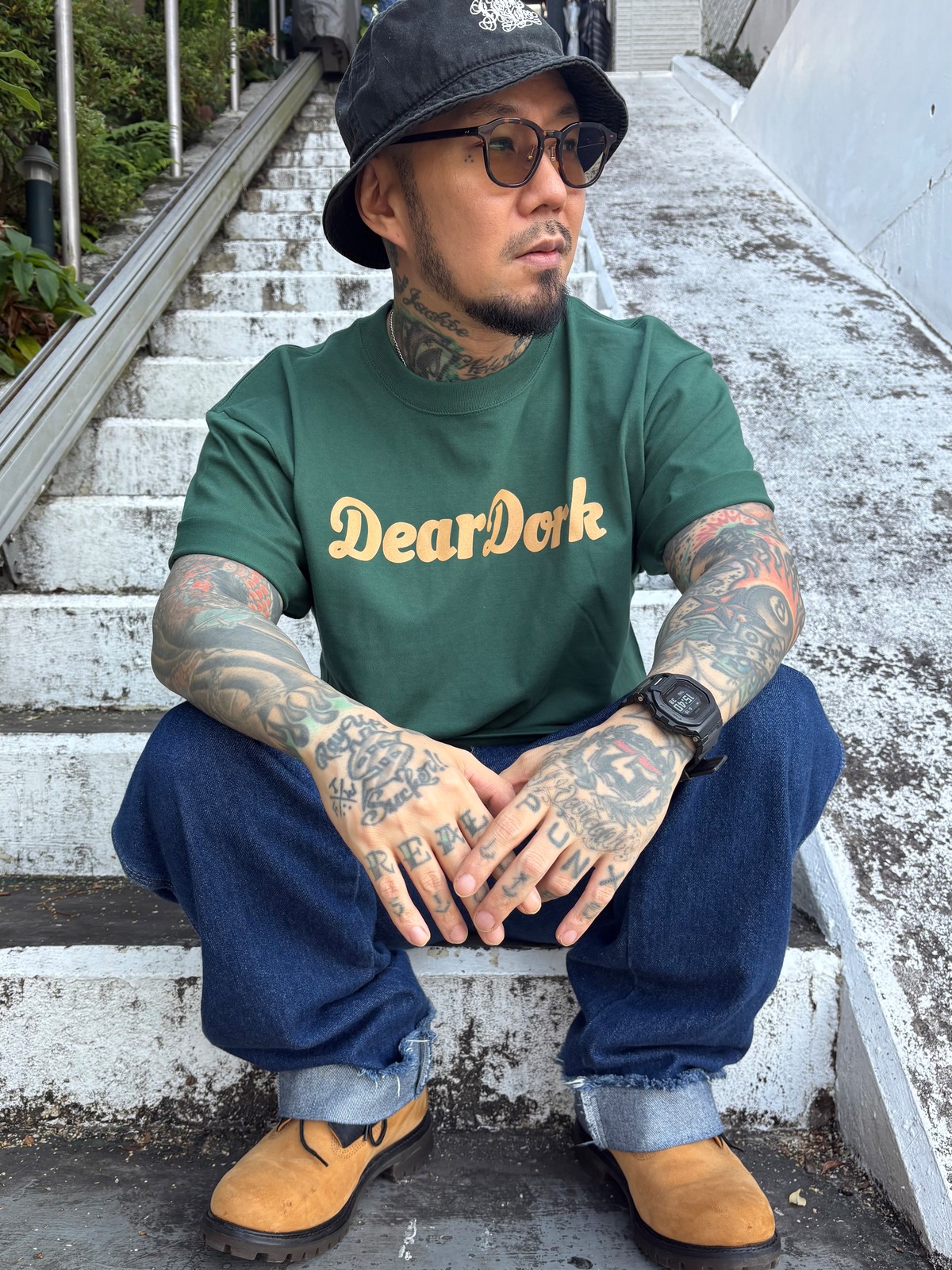 Logo T-shirt Green 006