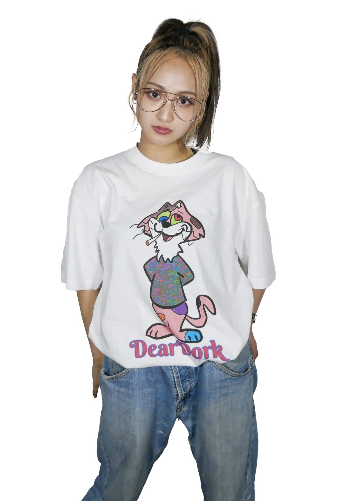 DEAR DORK T-shirt White 002