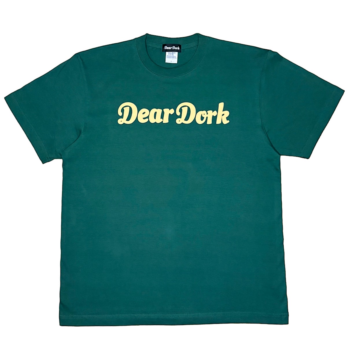 DEAR DORK Logo T-shirt Green 006